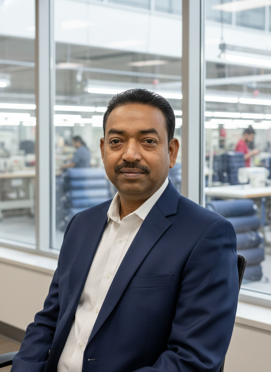 Mr. Khursheed Ansari — Founder, Ansari Garments